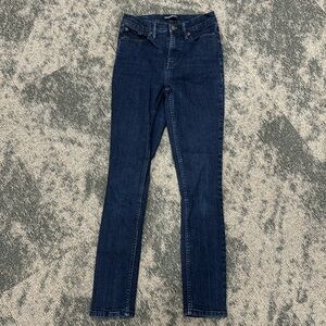 🟡SOLD🟡 Womens Size 0 Calvin Klein Dark Blue Denim High Rise Skinny Jesns